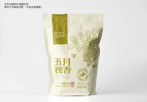 袋装槐花蜜茶包装