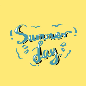 英文字体设计summer