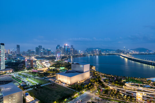 深圳宝安欢乐港湾夜景