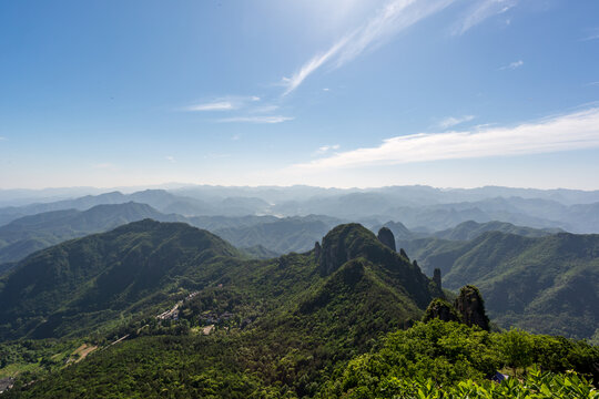 浦江县仙华山风景区风光