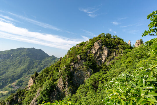 金华浦江仙华山景区风光