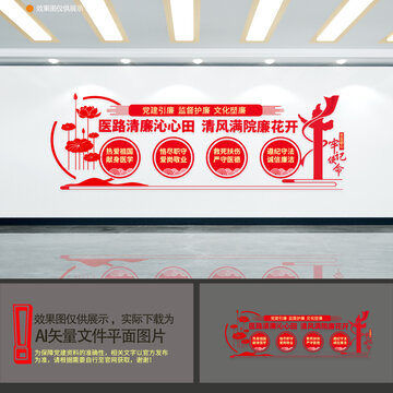 醫(yī)院廉潔文化墻