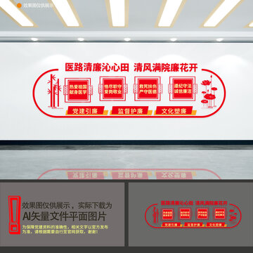 醫(yī)院廉潔文化墻