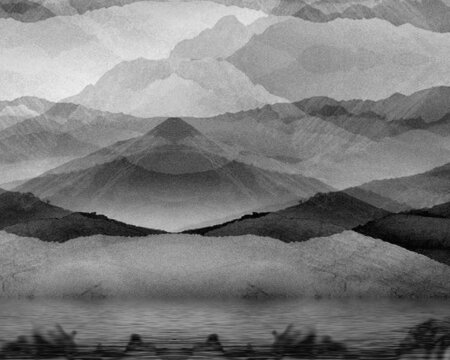 寫意水墨山水