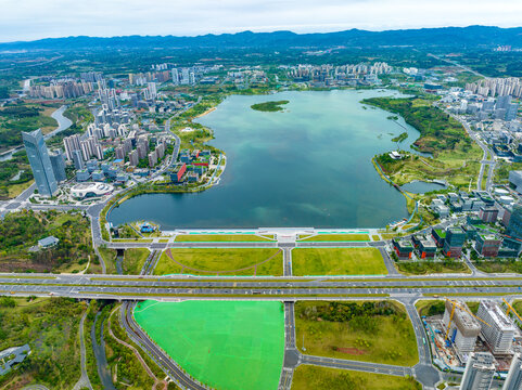 成都兴隆湖湿地公园建筑