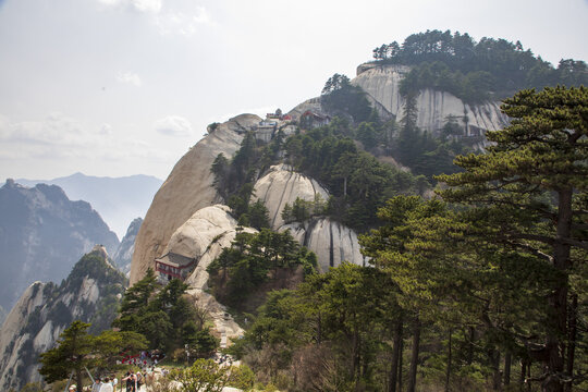 华山南峰南天门景区景观