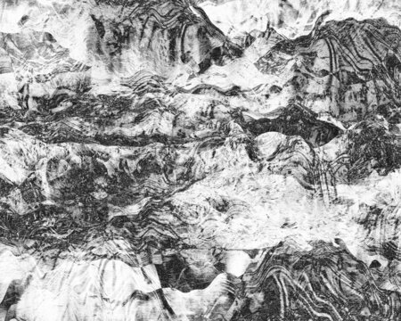 高清黑白客廳山水