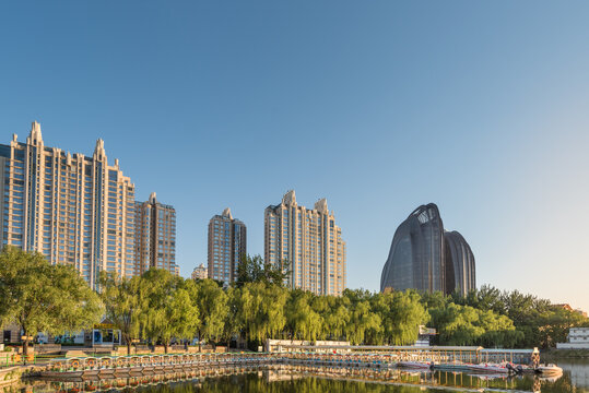 中国北京朝阳公园风景