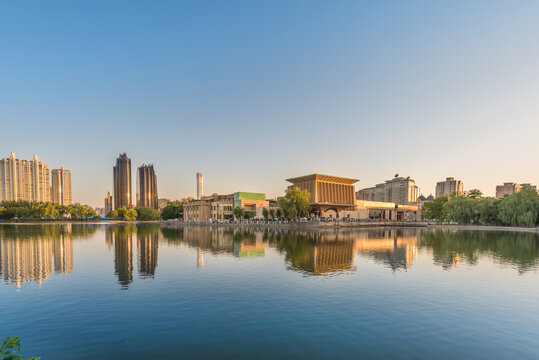 中国北京朝阳公园风景