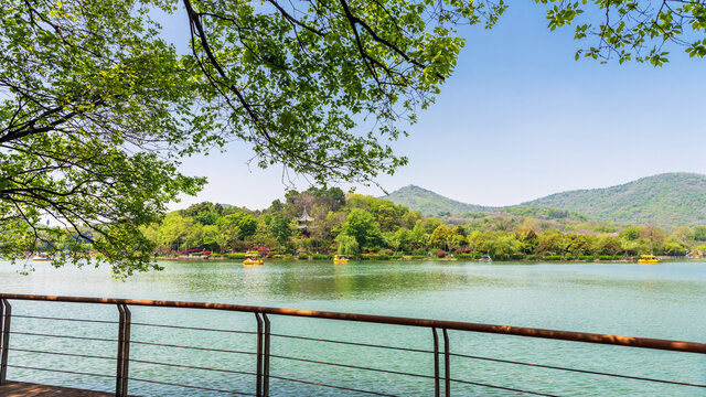 镜山湖美景