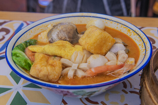 厦门鼓浪屿美食沙茶汤面