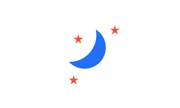 星星與上弦月