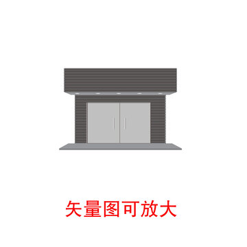 店面门头画图