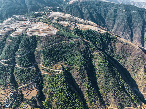 乌蒙山山区航拍