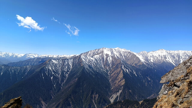 极美高原雪山风光