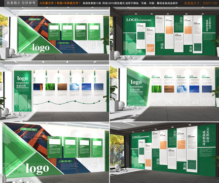 绿色环保全套企业文化墙
