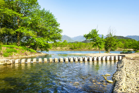 永嘉楠溪江山水风景