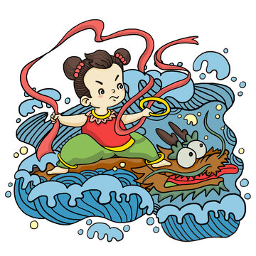 哪吒鬧海