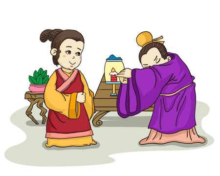 古代故事拜妻為師