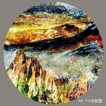 抽象油畫