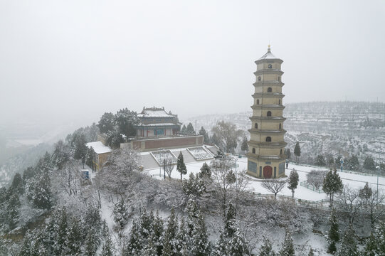 笔架山冬景