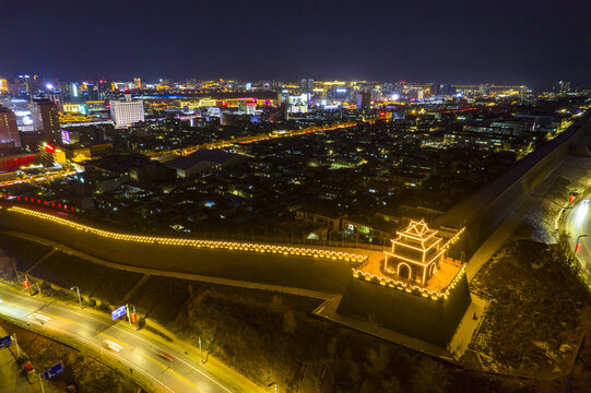 古城夜景