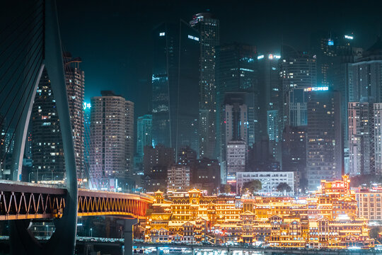 重庆洪崖洞夜景