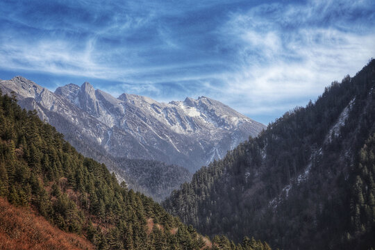 黄龙雪山