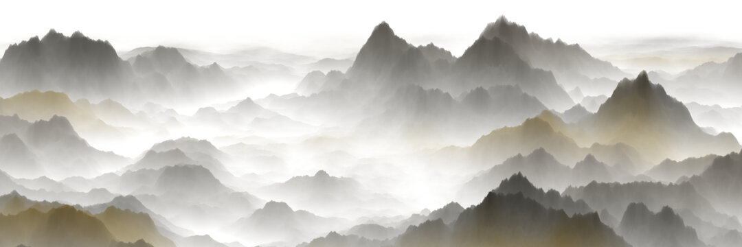 水墨山水畫