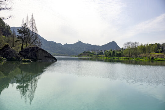 浙江省丽水市仙都风光