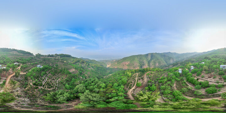 绿色乡村全景