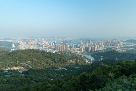 厦门天语舟气象公园城市全景