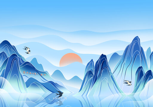 國風(fēng)山水