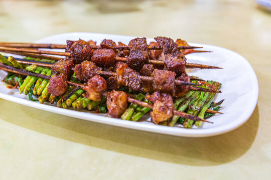 香辣牛肉串