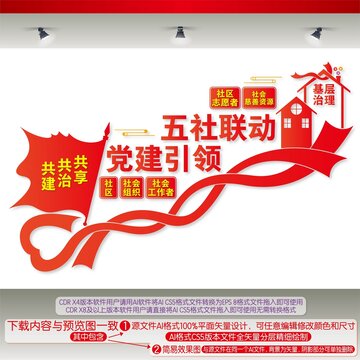 黨建引領(lǐng)五社聯(lián)動(dòng)