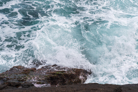 海面海浪波纹背景图