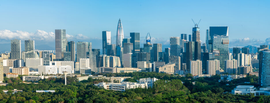 深圳南山粤海街道全景