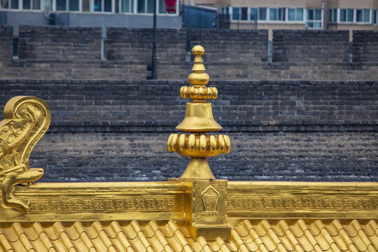 西安广仁寺金瓦殿