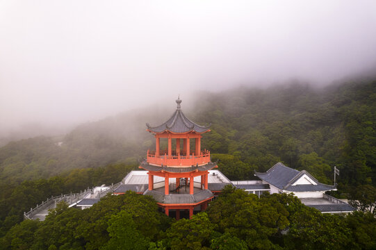 云雾缭绕山林凤凰台凤凰阁1