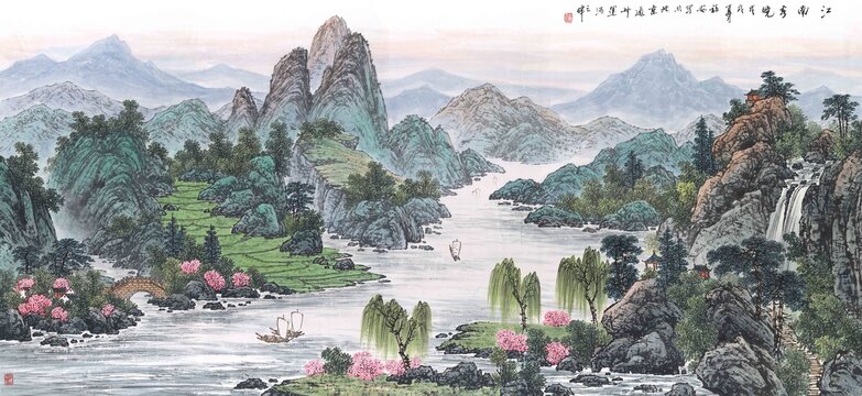 江南春曉圖