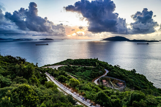 珠海万山群岛桂山岛航拍