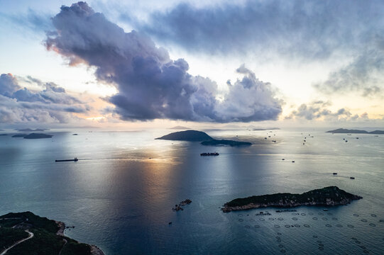 珠海万山群岛桂山岛航拍