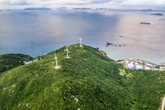 珠海万山群岛桂山岛航拍