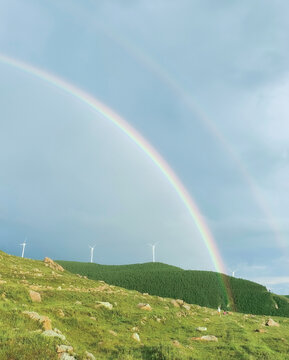 奔向雨后彩虹