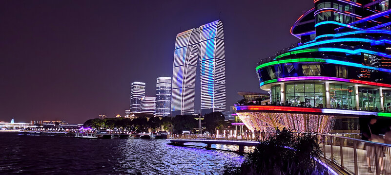 金鸡湖夜景