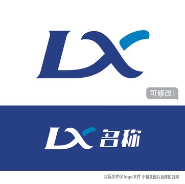 DX字母logo