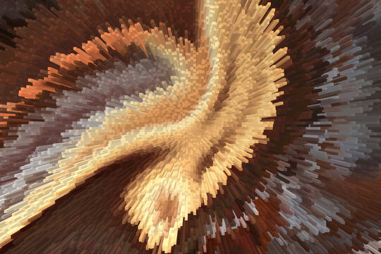 褐色抽象地毯纹