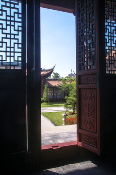 传统建筑的门