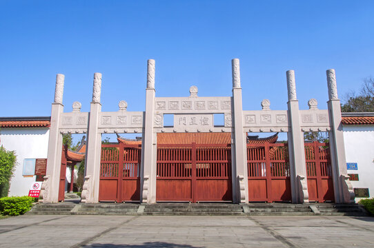 漳浦文庙棂星门全景