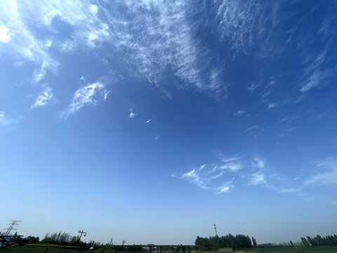 蓝天与白云